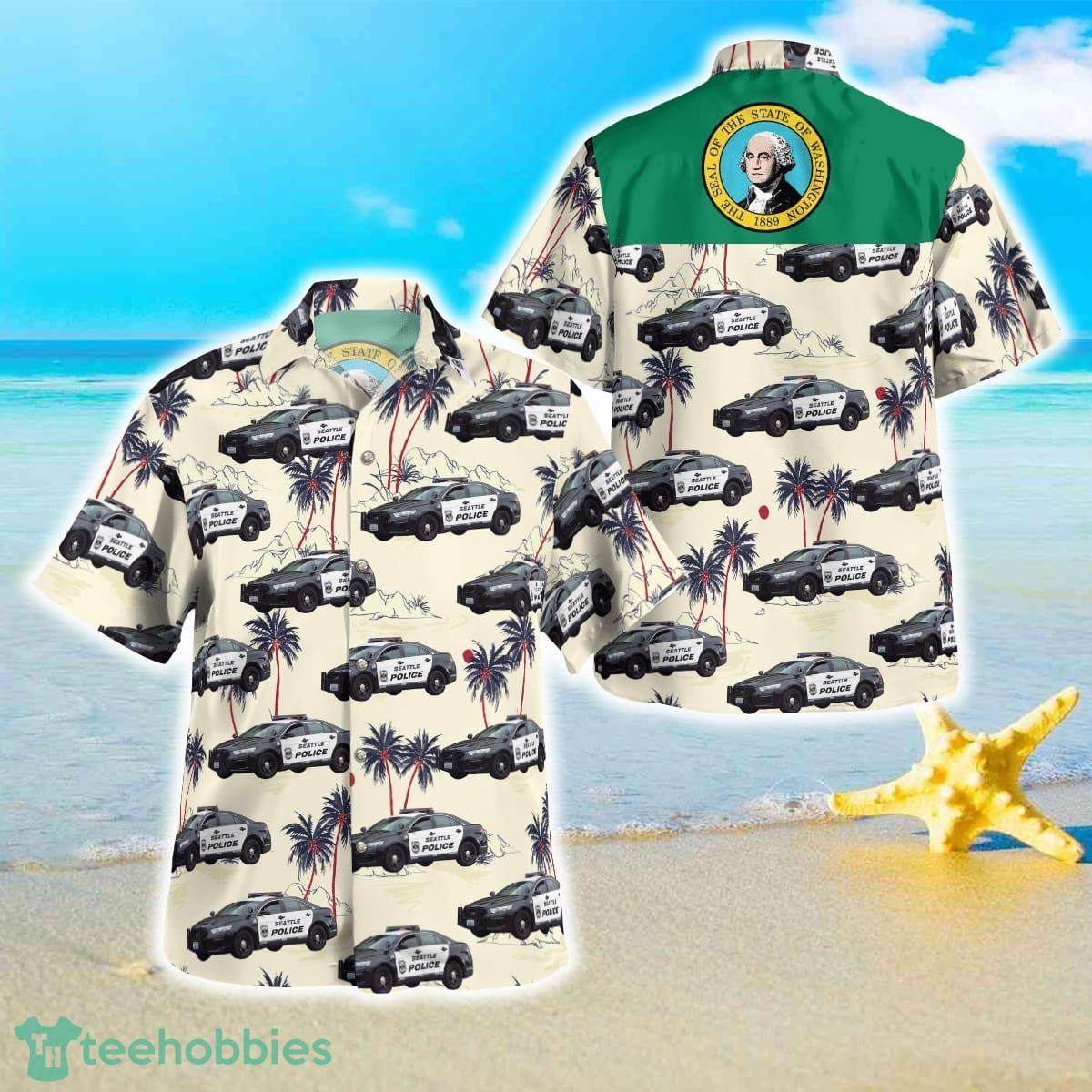 Washington Seattle Police Car Hawaiian Shirt Best Style For Men Women Product Photo 1