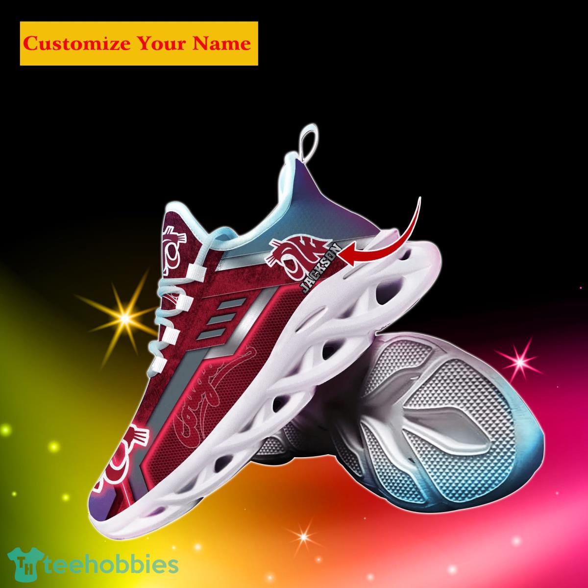 Washington State Cougars NCAA1 Custom Name Max Soul Shoes Impressive Gift For Men Women Fans Product Photo 2