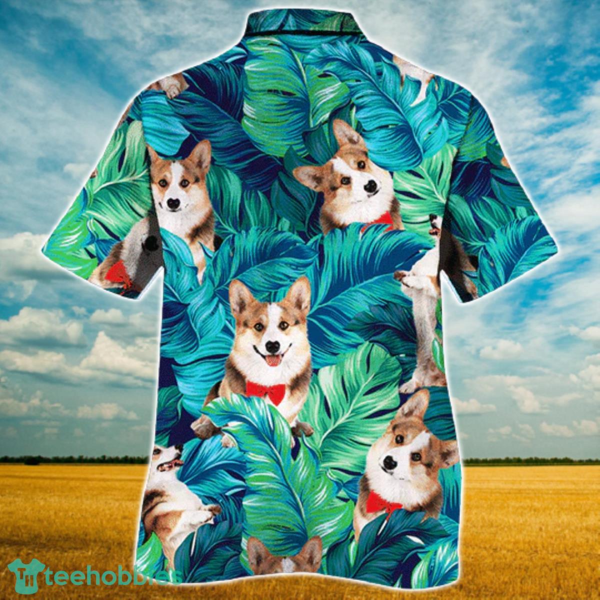 Welsh Dog Lovers Hawaiian Style For Summer All Printed 3D Hawaiian Shirt For Men Women Product Photo 2