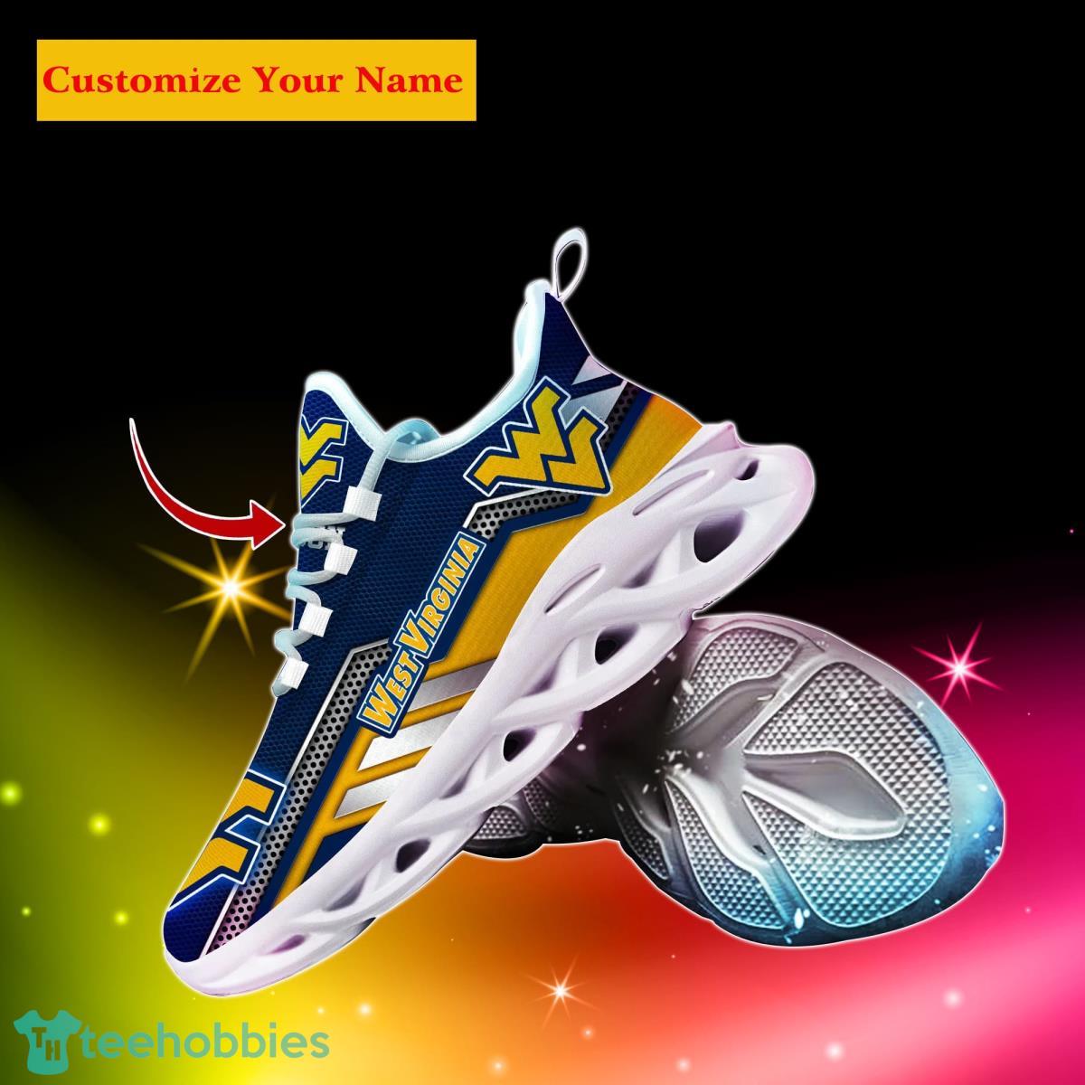 West Virginia Mountaineers NCAA2 Custom Name Max Soul Shoes Bet Gift For Men Women Fans Product Photo 2