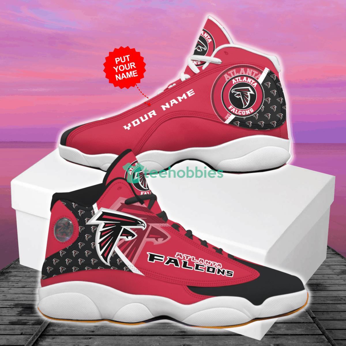 Alanta Falcons Football Team Personalized Air Jordan 13 Product Photo 1