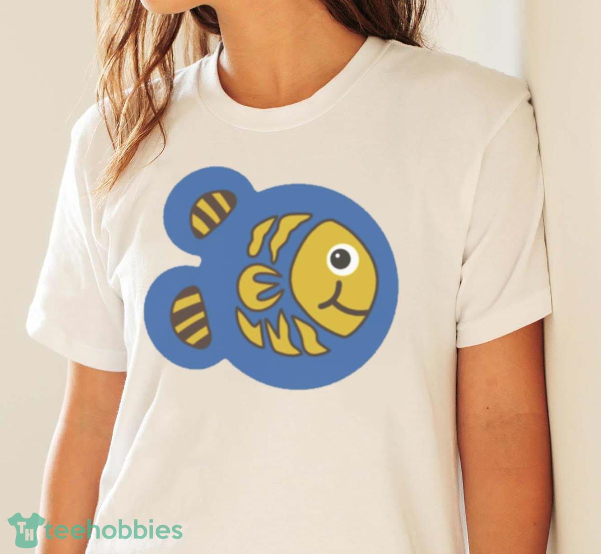 Aquatic Zoopal Fish Shirt - White Ladies T-Shirt