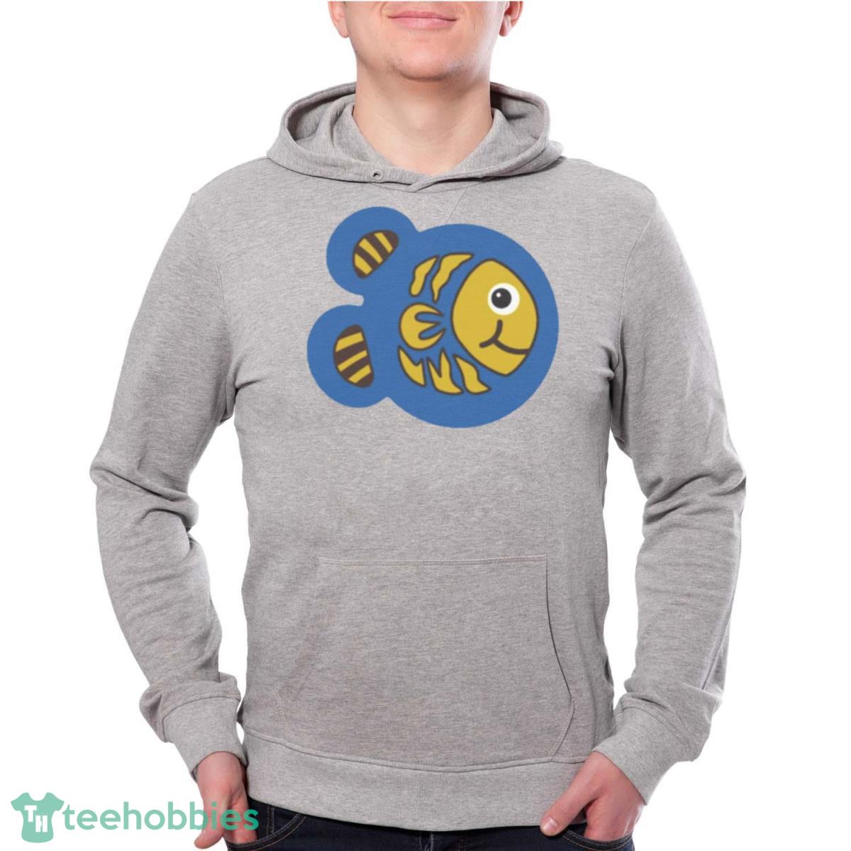 Aquatic Zoopal Fish Shirt - Grey Unisex Hoodie