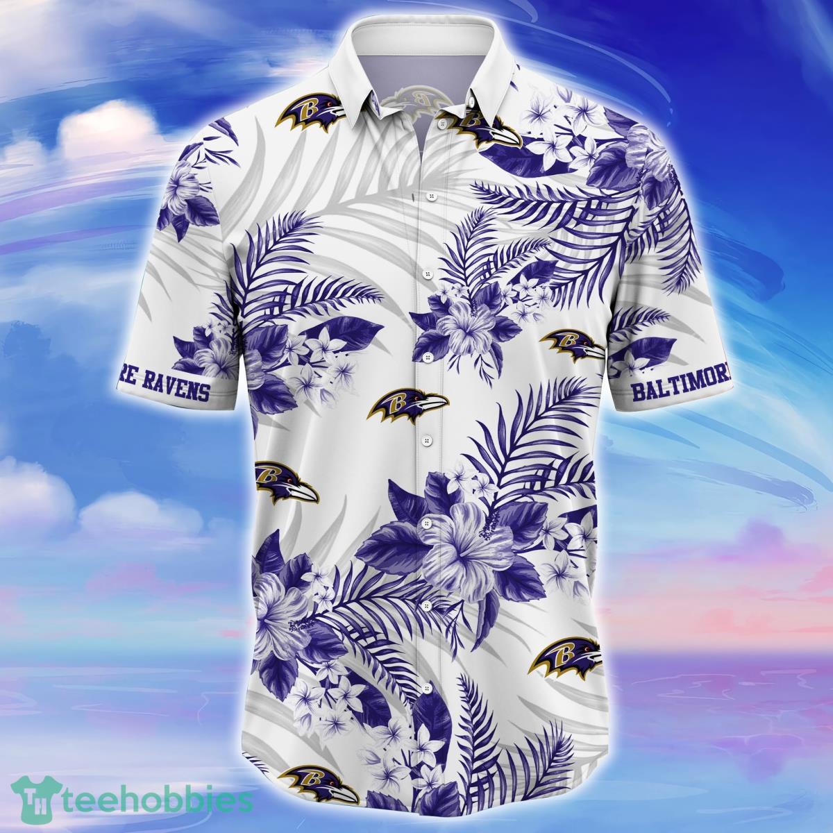 Baltimore Ravens Hawaiian Shirt Button-Up Shirt - Unique Trending