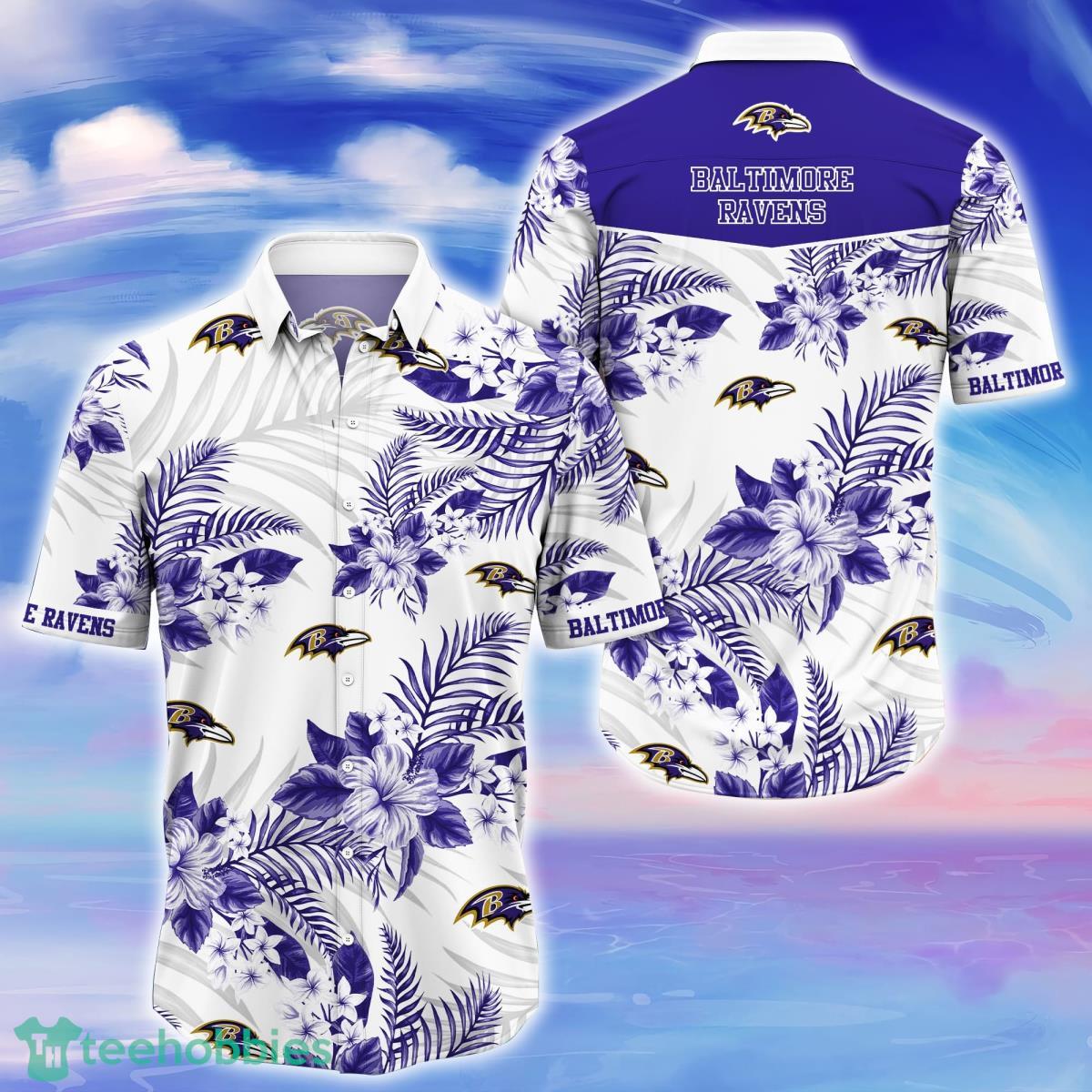 Baltimore Ravens Hawaiian Shirt Button-Up Shirt - Unique Trending