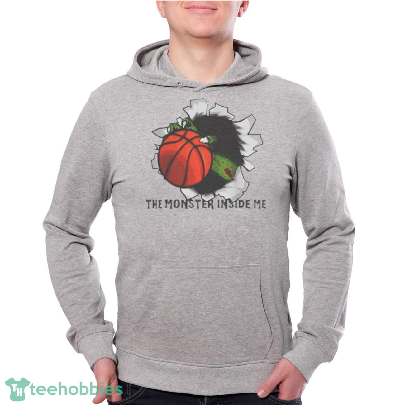 Basketball Halloween Shirt - Grey Unisex Hoodie