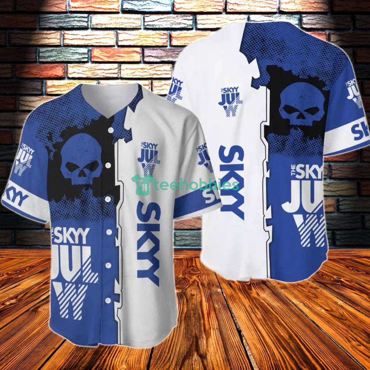 Black Skull SKYY Vodka Baseball Jersey Product Photo 1