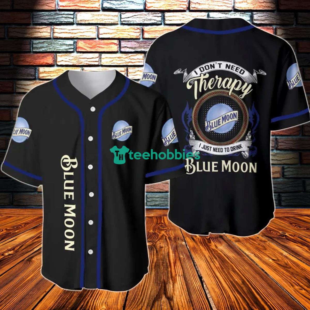 Blue MoonTherapy Baseball Jersey Product Photo 1