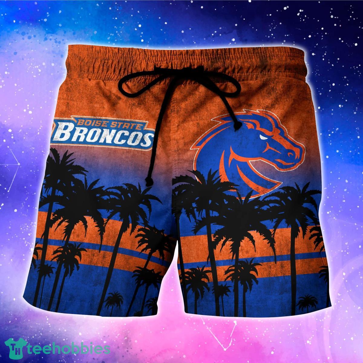 LIMITED] Boise State Broncos Summer Hawaiian Shirt And Shorts, Stress  Blessed Obsessed For Fans