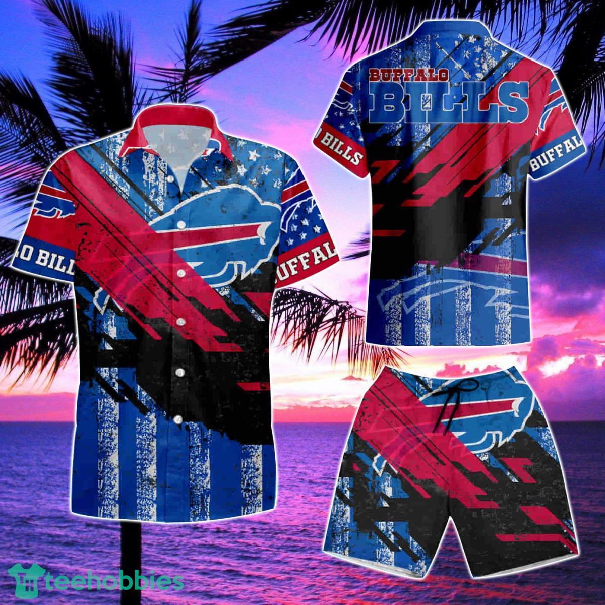 Buffalo Bills NFL Customized Hawaii Shirt Hot Summer US Flag