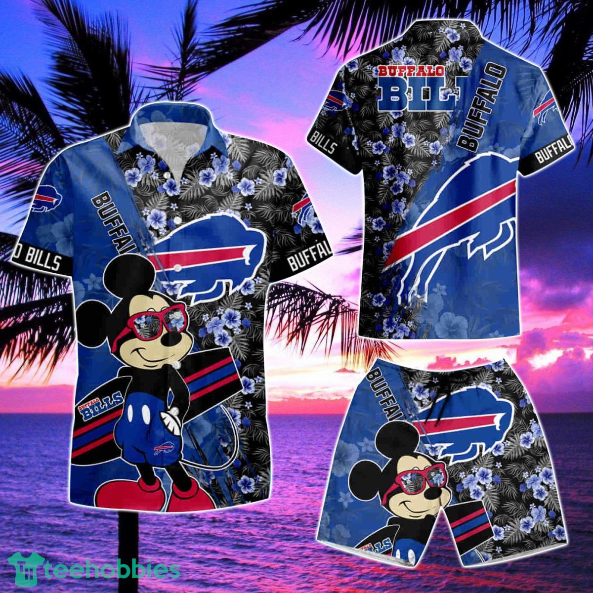 Buffalo Bills Mickey Nfl Summer Beach Hawaiian Shirt And Short Product Photo 2