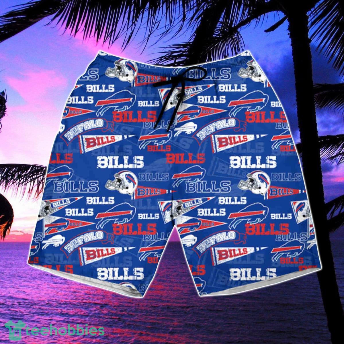 Nfl Buffalo Bills Bold Combo Hawaiian Shirt And Short Gift Men Women -  Freedomdesign