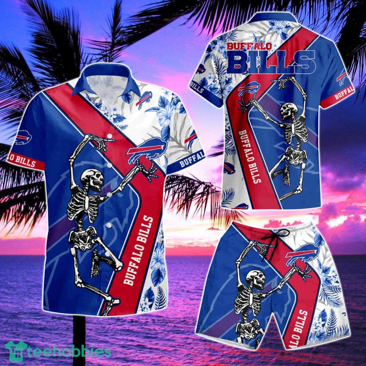 Buffalo Bills Skeleton Dance Hawaii Summer Hawaiian Shirt For Men And Women  - Banantees