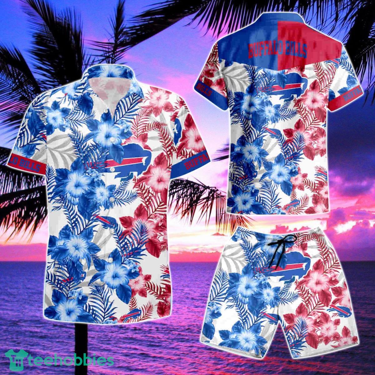 Buffalo Bills Hawaiian Shirt Tropical Flower Pattern All Over Print