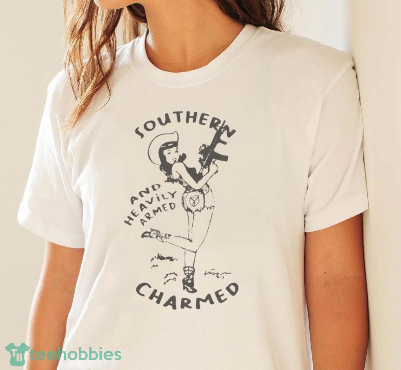 Bunker Southern Charmed T Shirt - White Ladies T-Shirt