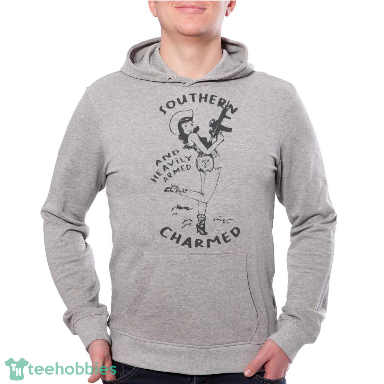 Bunker Southern Charmed T Shirt - Grey Unisex Hoodie