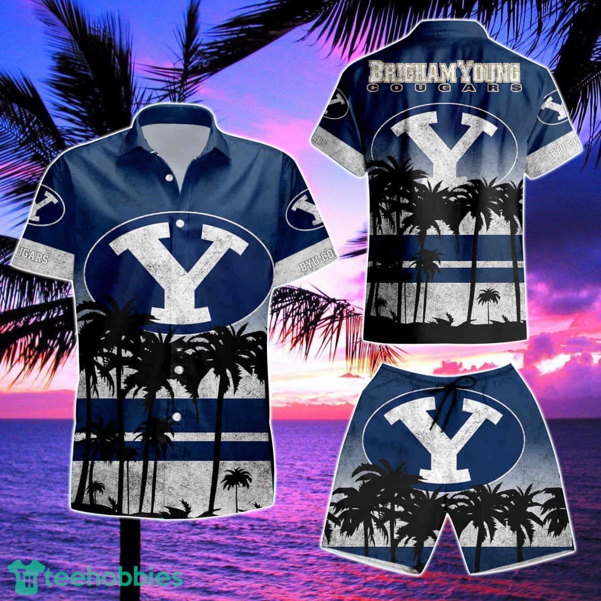 BYU Cougars Summer Beach Hawaiian Shirt And Short Product Photo 2