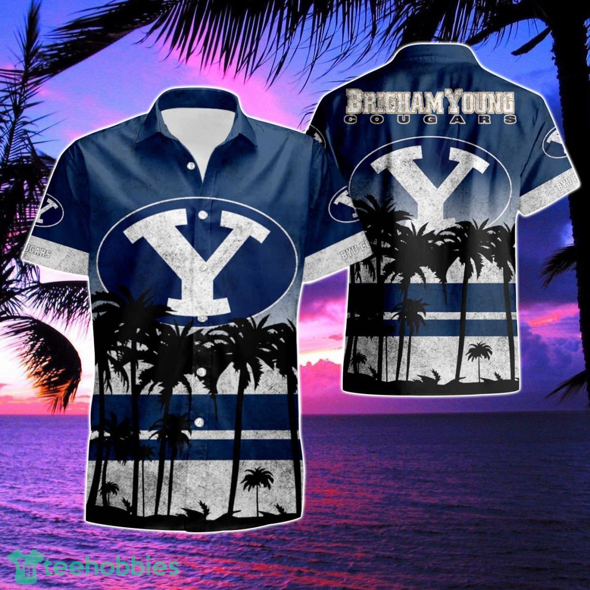 BYU Cougars Summer Beach Hawaiian Shirt And Short Product Photo 1