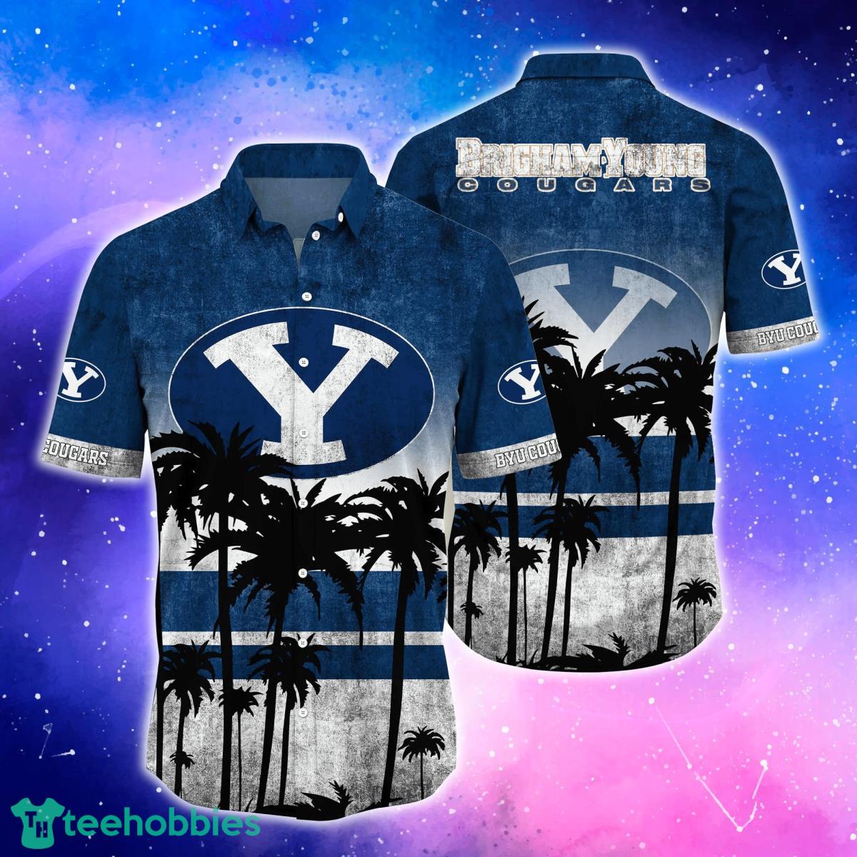 BYU Cougars Trending Hawaiian Shirt And Shorts For Fans Product Photo 1