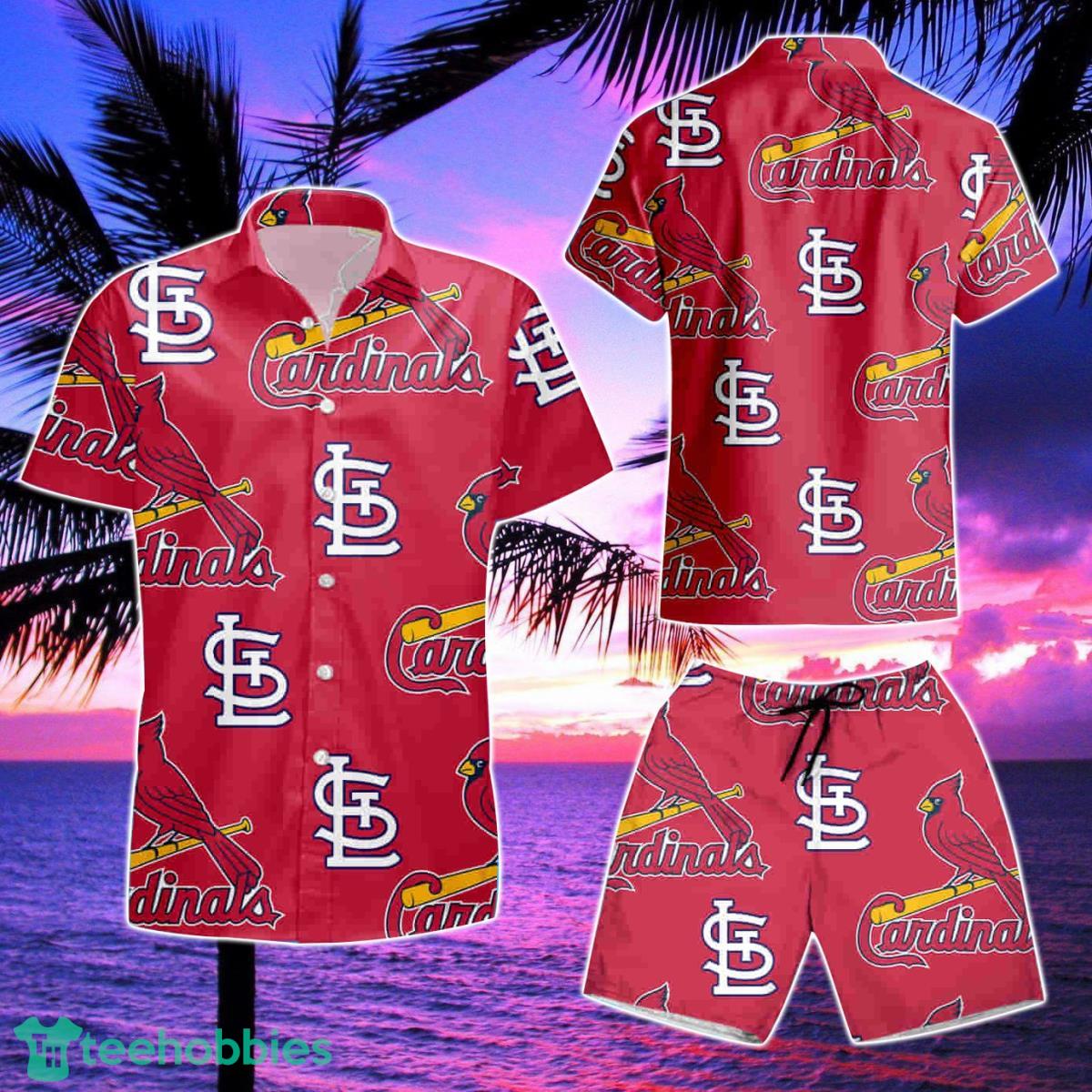 Cardinal Hawaiian Shirts Red St Louis Cardinals Hawaii Shirt Summer Shirt Product Photo 2