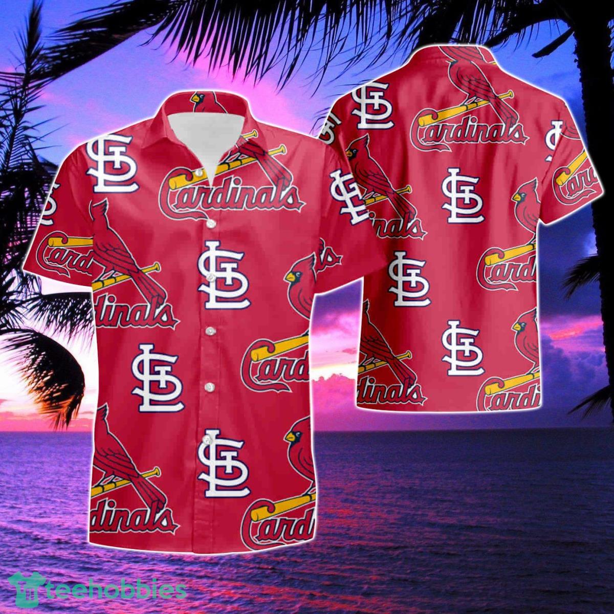 Cardinal Hawaiian Shirts Red St Louis Cardinals Hawaii Shirt Summer Shirt Product Photo 1