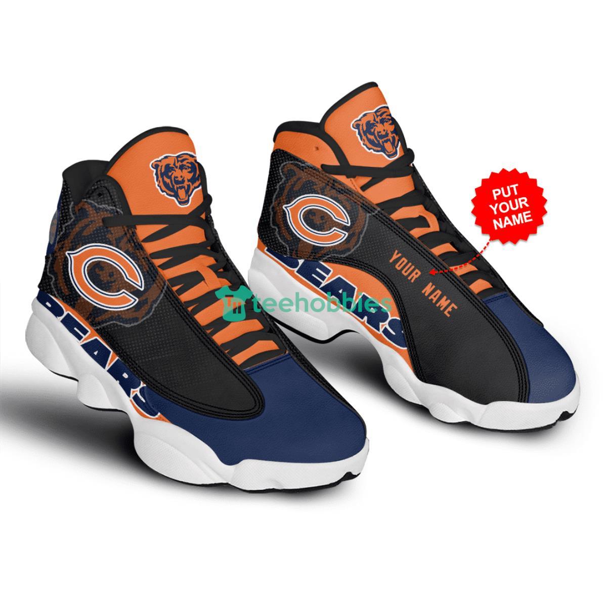 Chicago Bears Football Team Custom Name Air Jordan 13 Running Shoes  Impressive Gift For Fans - YesItCustom