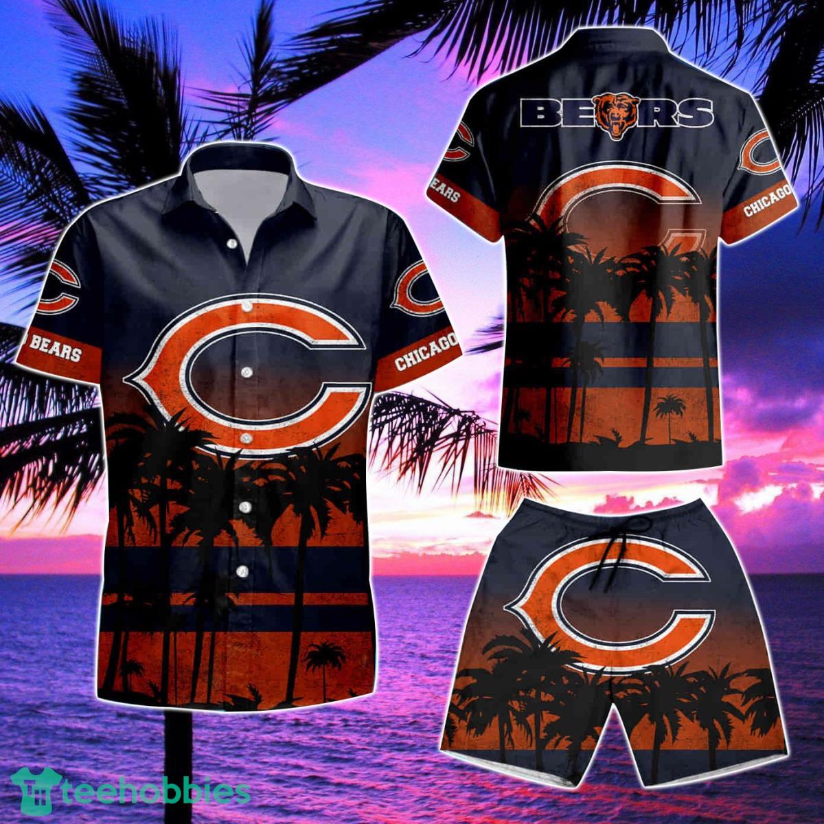 Chicago Bears Nfl Summer Beach Hawaiian Shirt And Short For Fans Product Photo 2