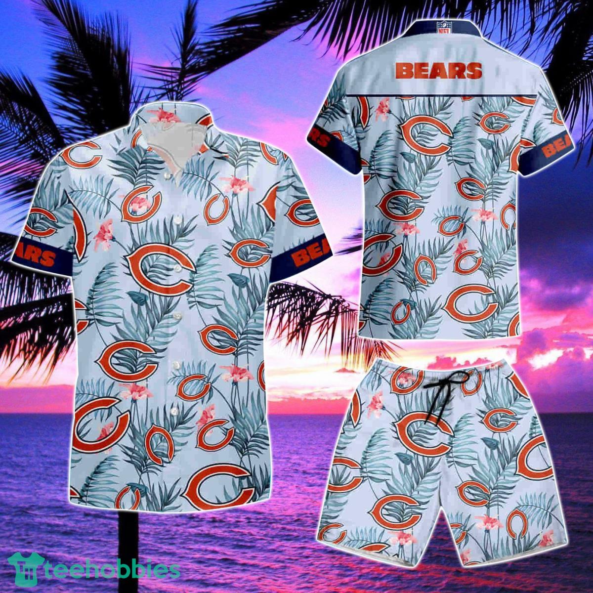 Chicago Bears Hawaiian Shirt And Shorts Chicago Bears Button Up