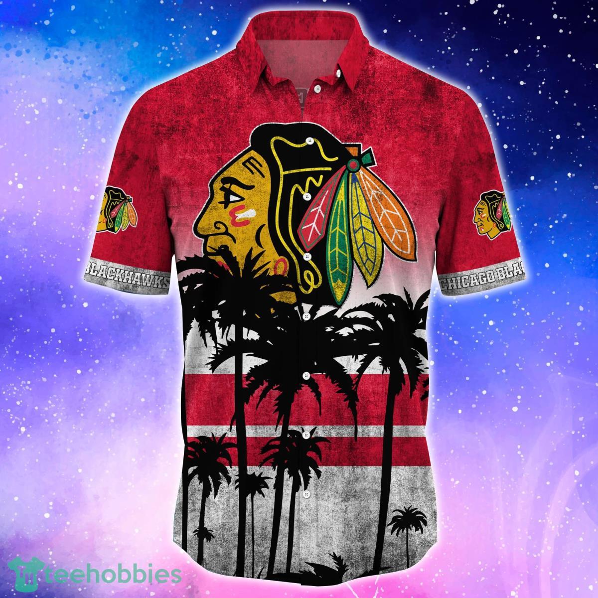 Chicago Blackhawks NHL Trending Hawaiian Shirt And Shorts For Fans Product Photo 2