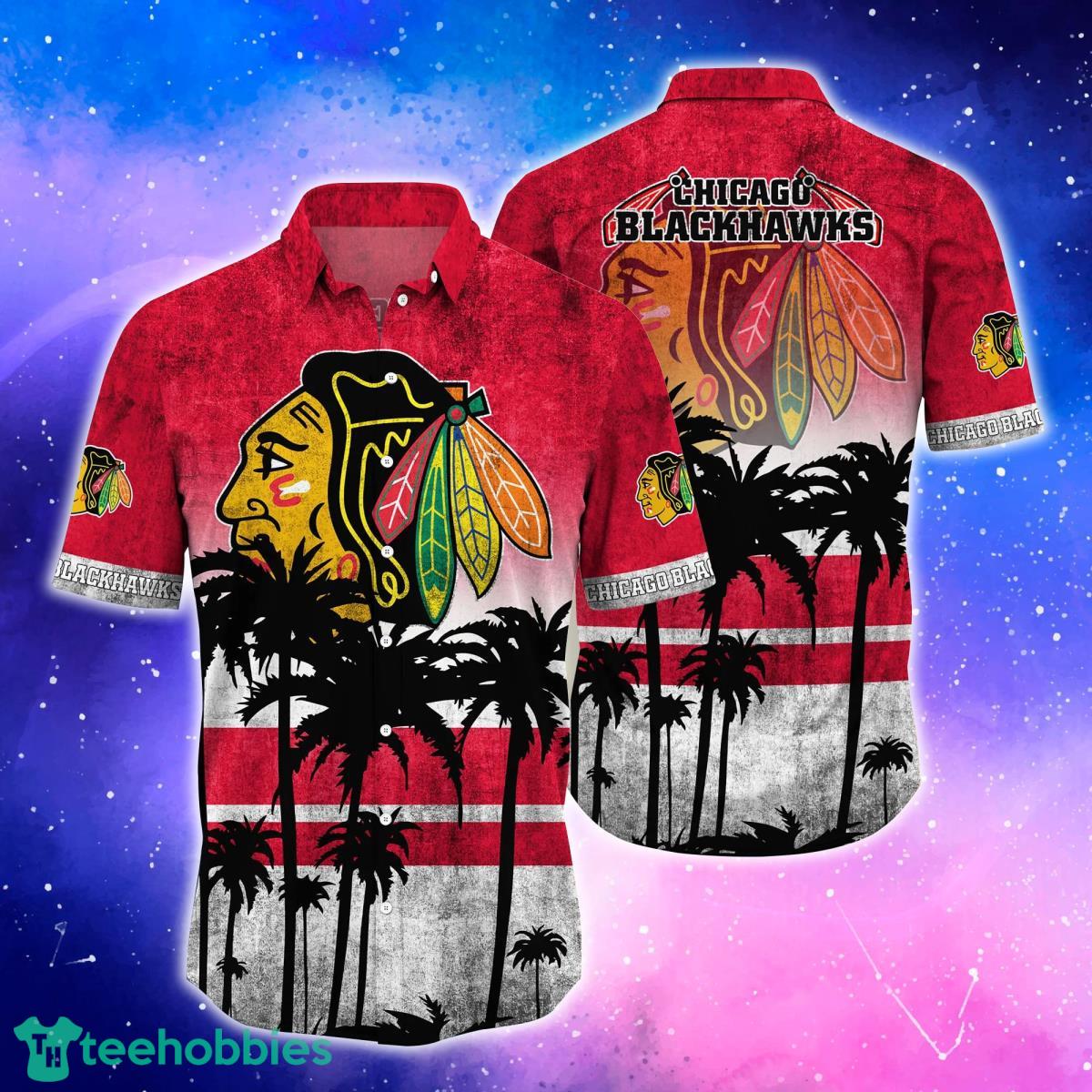 Chicago Blackhawks NHL Trending Hawaiian Shirt And Shorts For Fans Product Photo 1