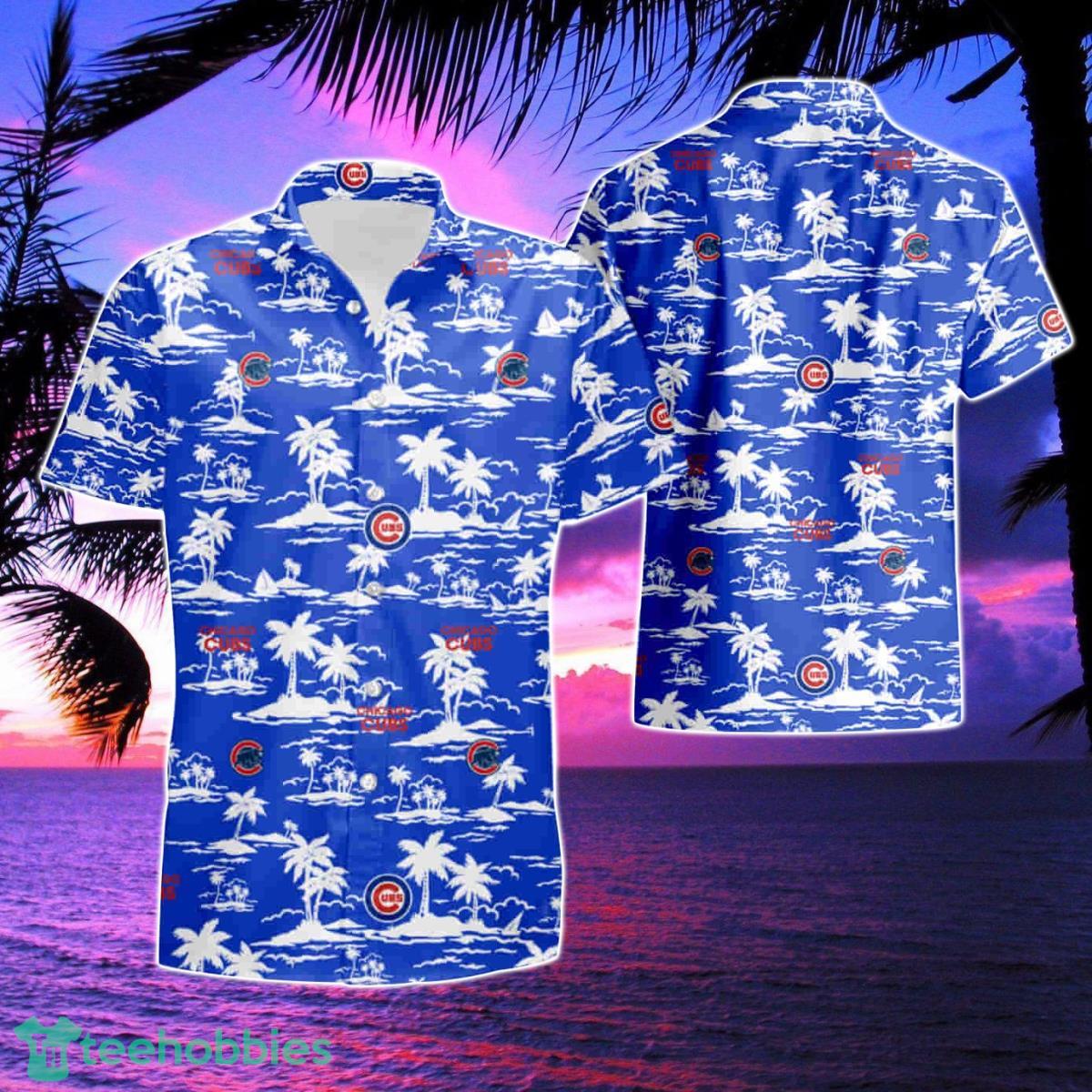 Chicago Cubs Baseball Summer Hawaiian Shirt And Short Product Photo 1
