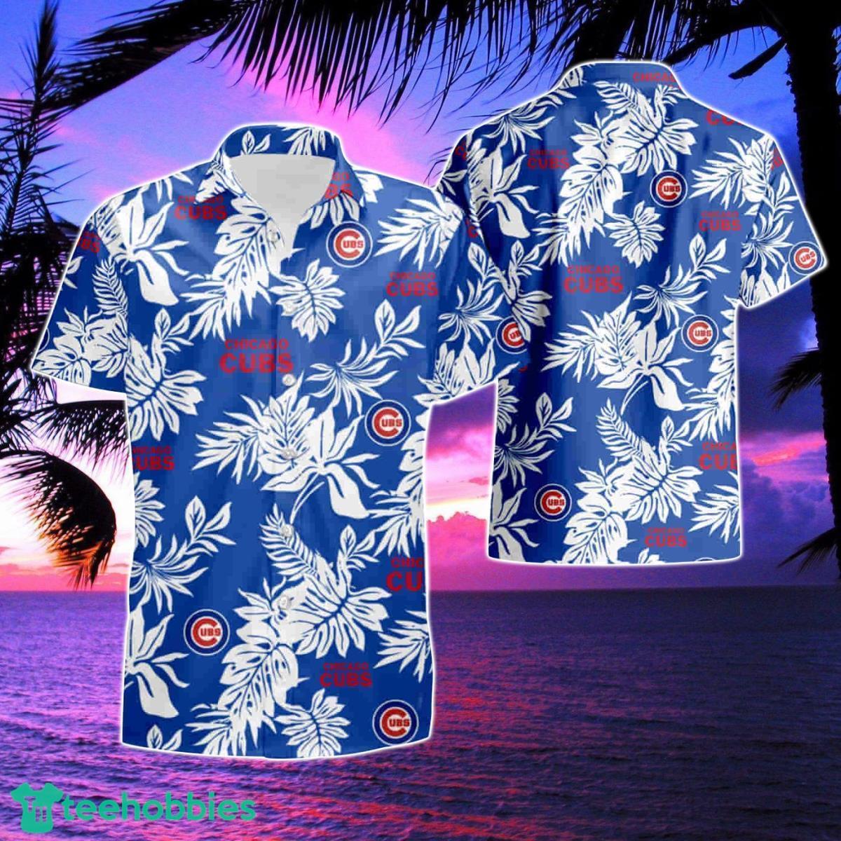Chicago Cubs Tropical 3D Summer Hawaiian Shirt And Short Product Photo 1