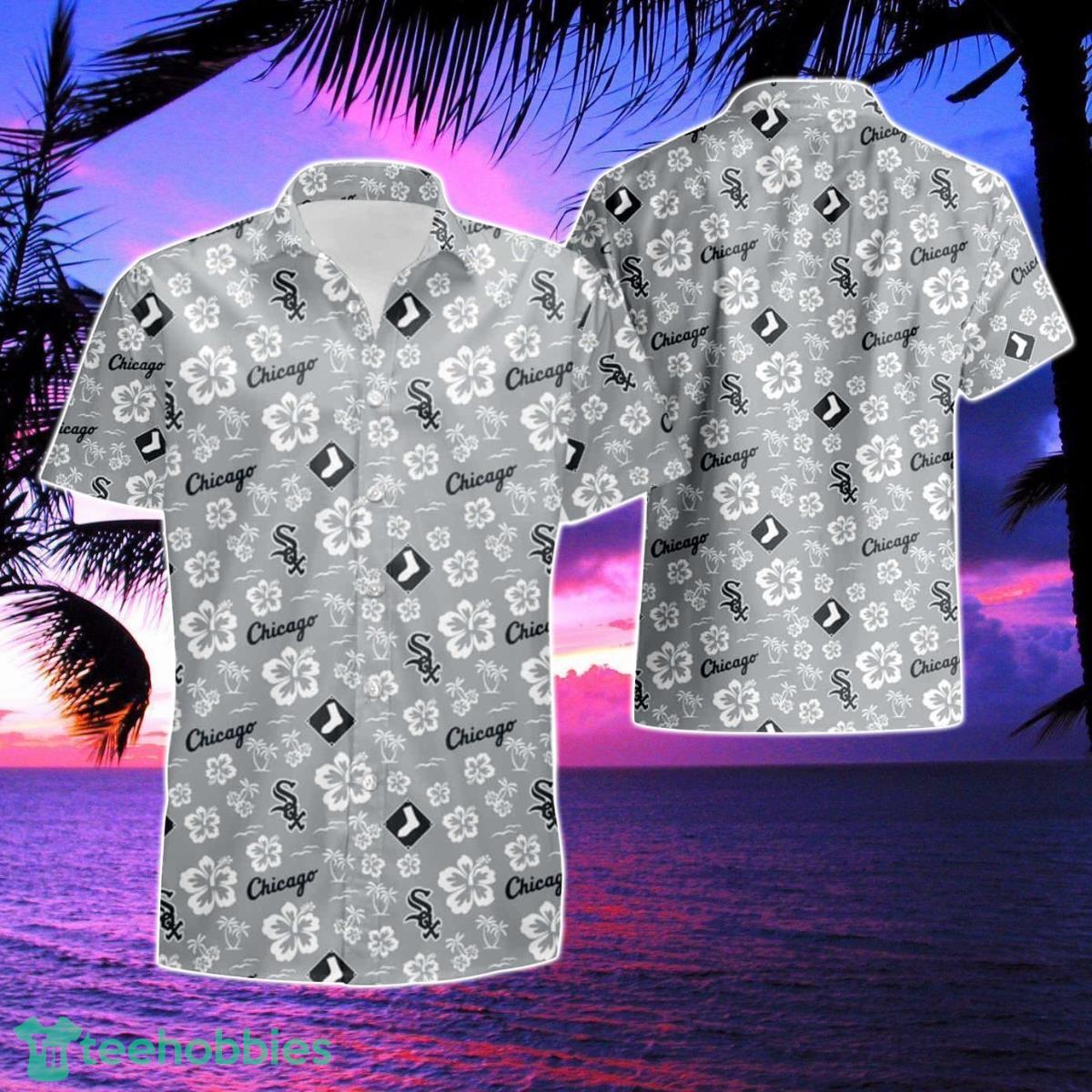 Chicago White Sox Baseball Hibiscus Flower Aloha Summer Beach Hawaiian Shirt And Short Product Photo 1