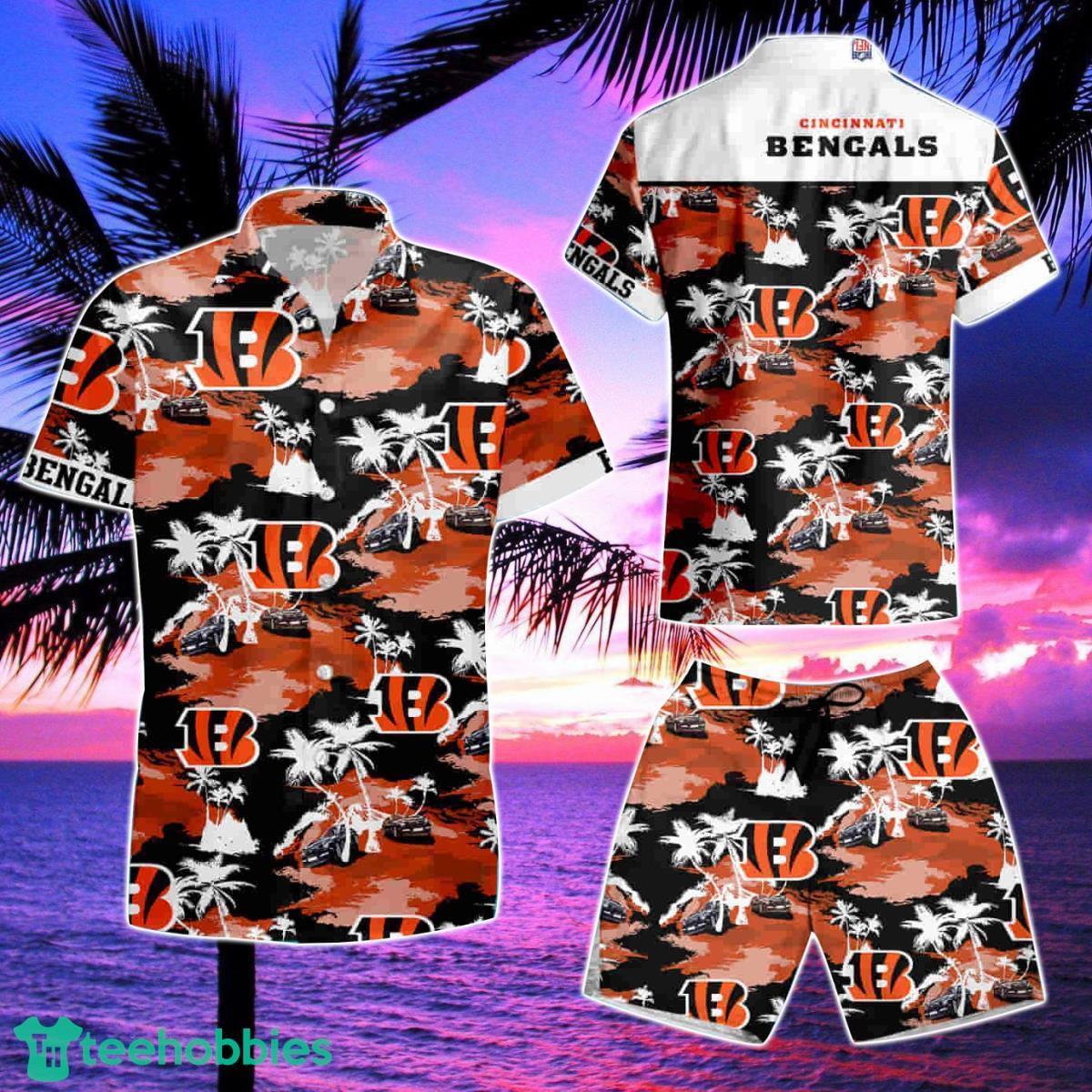 Cincinnati Bengals 3D Summer Hawaiian Shirt And Short Product Photo 2