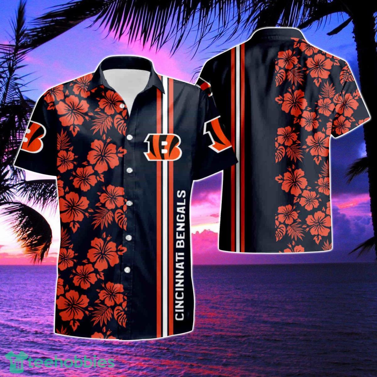 Cincinnati Bengals Floral Fashion Summer Beach Hawaiian Shirt And Short Product Photo 1