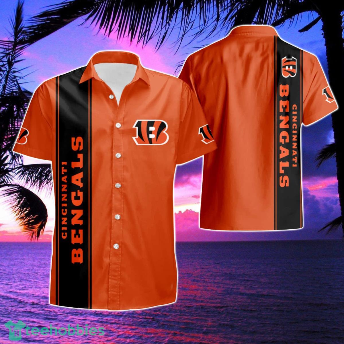 Cincinnati Bengals Football Aop Up Summer Hawaiian Shirt And Short Product Photo 1
