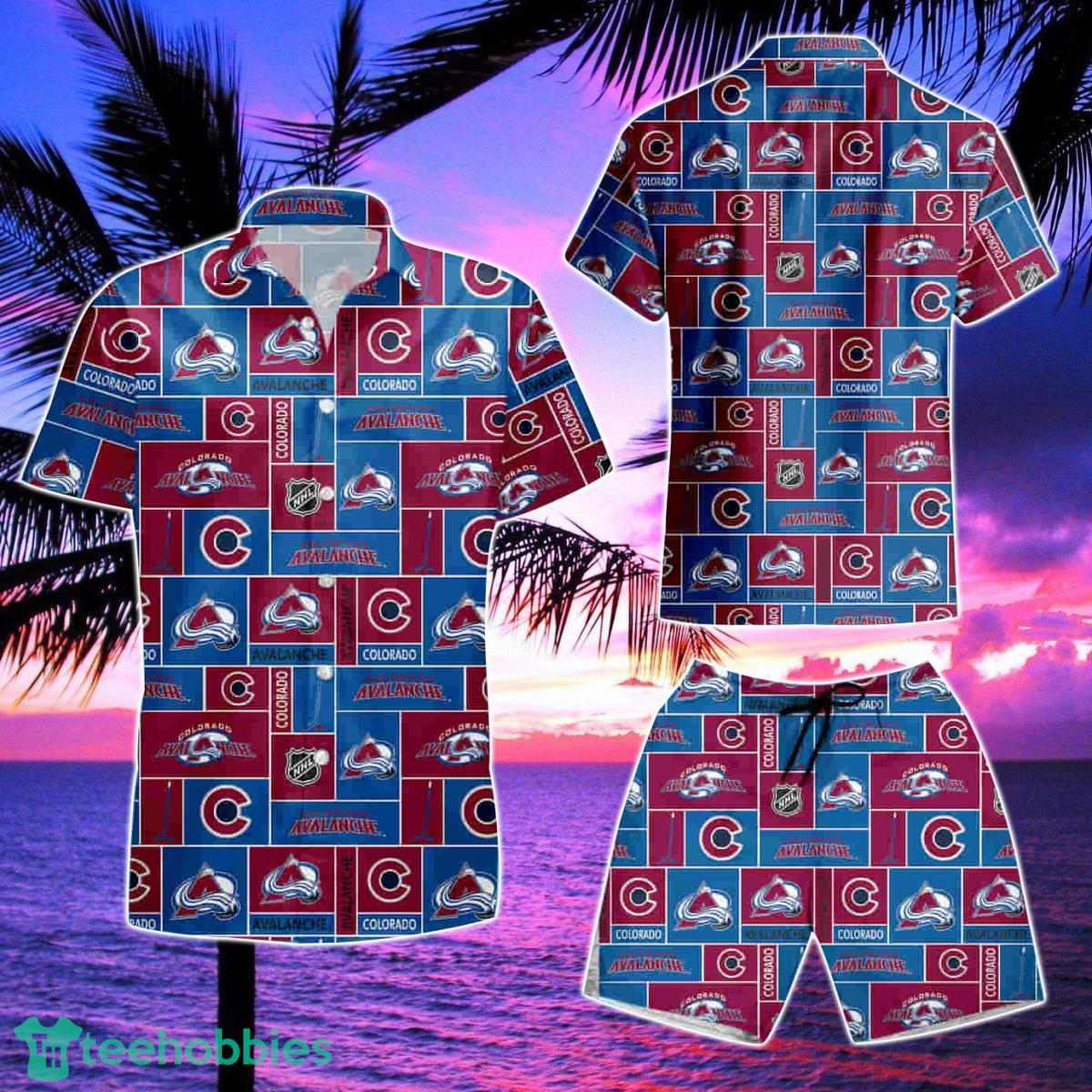 Colorado Avalanche NHL Summer Beach Hawaiian Shirt And Short Product Photo 2