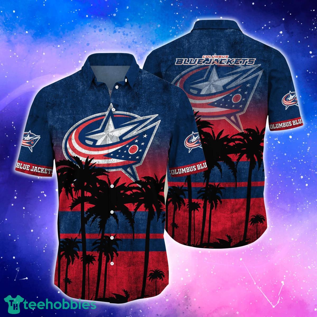 Columbus Blue Jackets NHL Trending Hawaiian Shirt And Shorts For Fans Product Photo 1