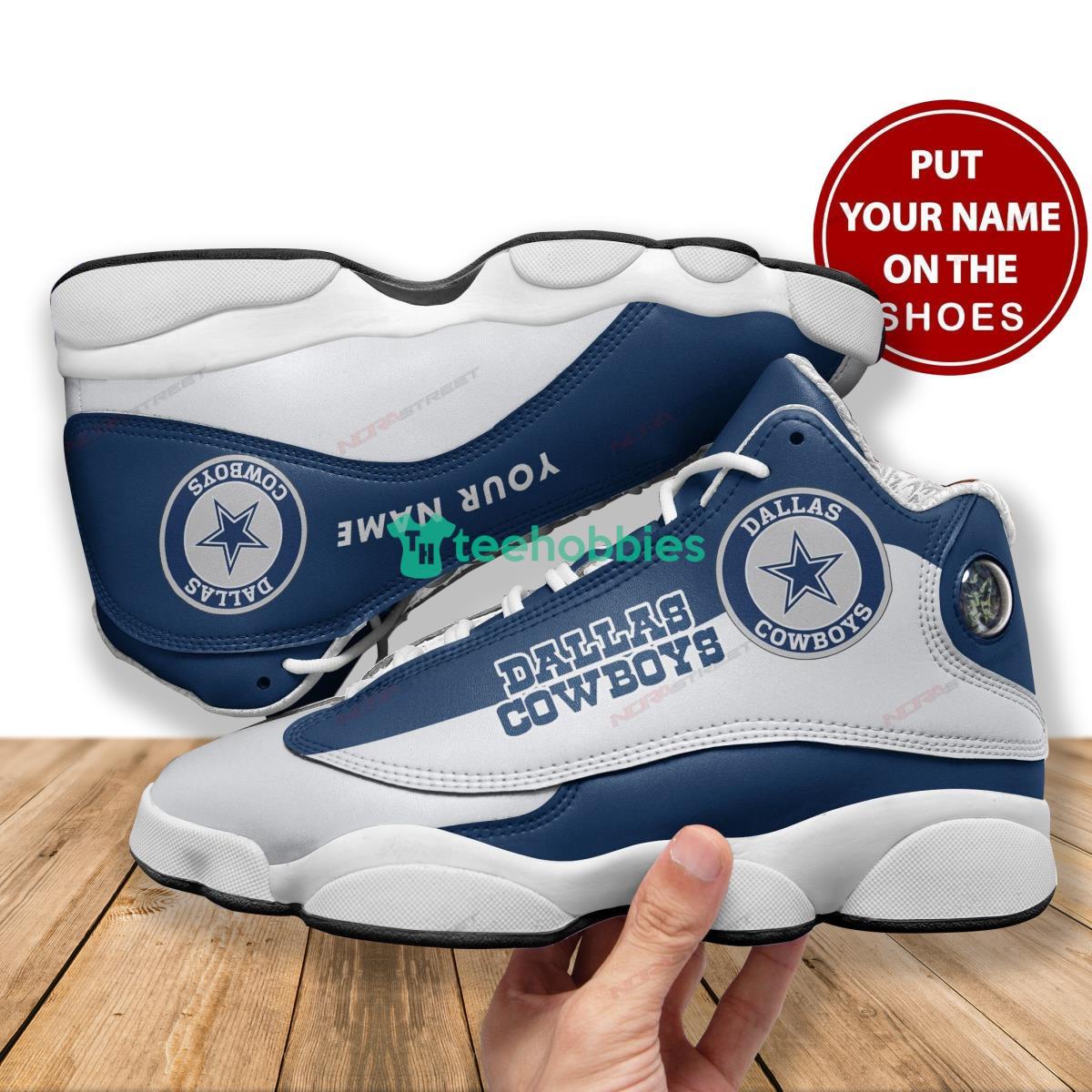 NFL Personalized Your Name Dallas Cowboys Air Jordan 13 Shoes