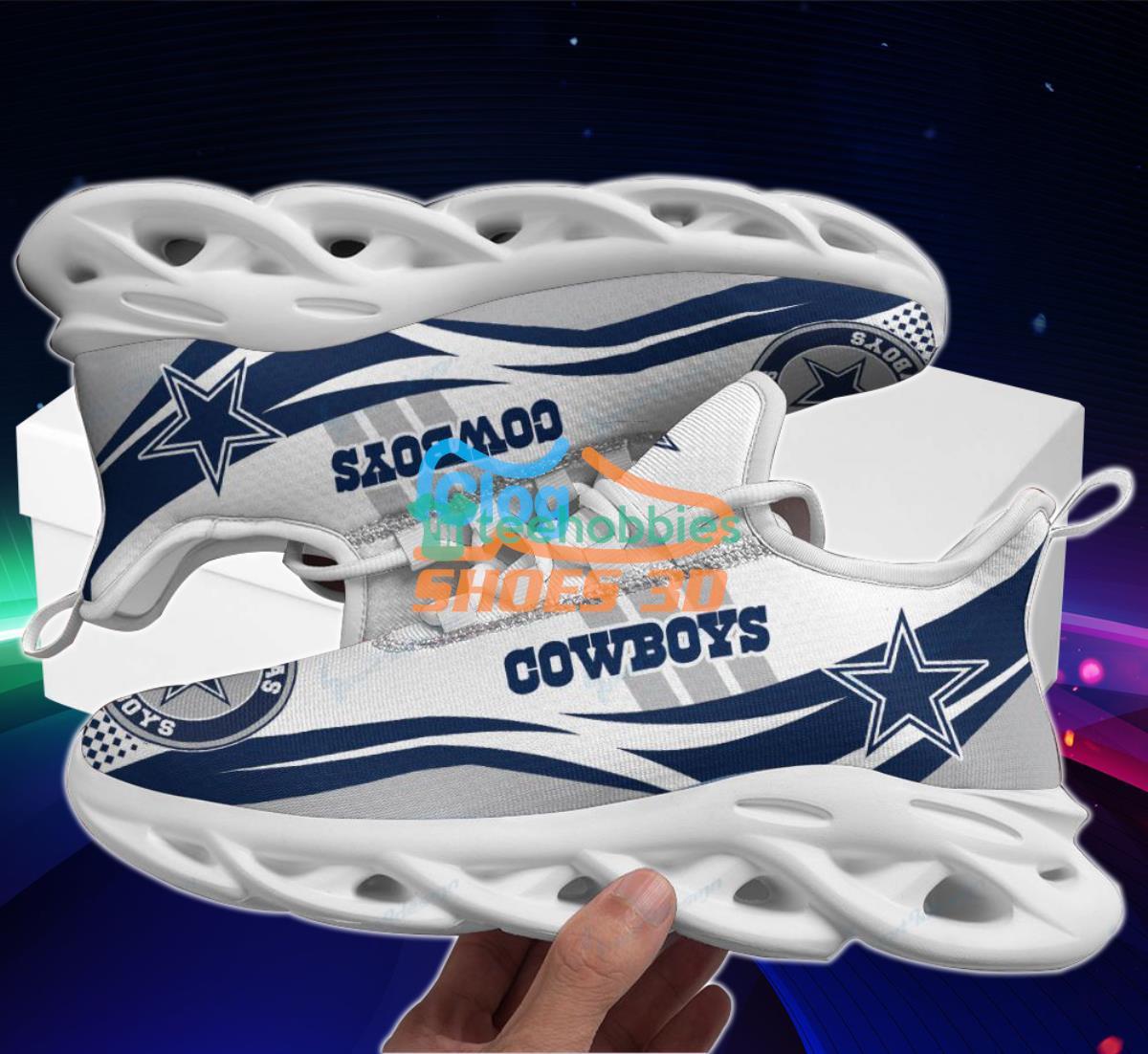 Dallas Cowboys Max Soul Shoes Running Sneakers Gift For Men Women Fans Product Photo 1