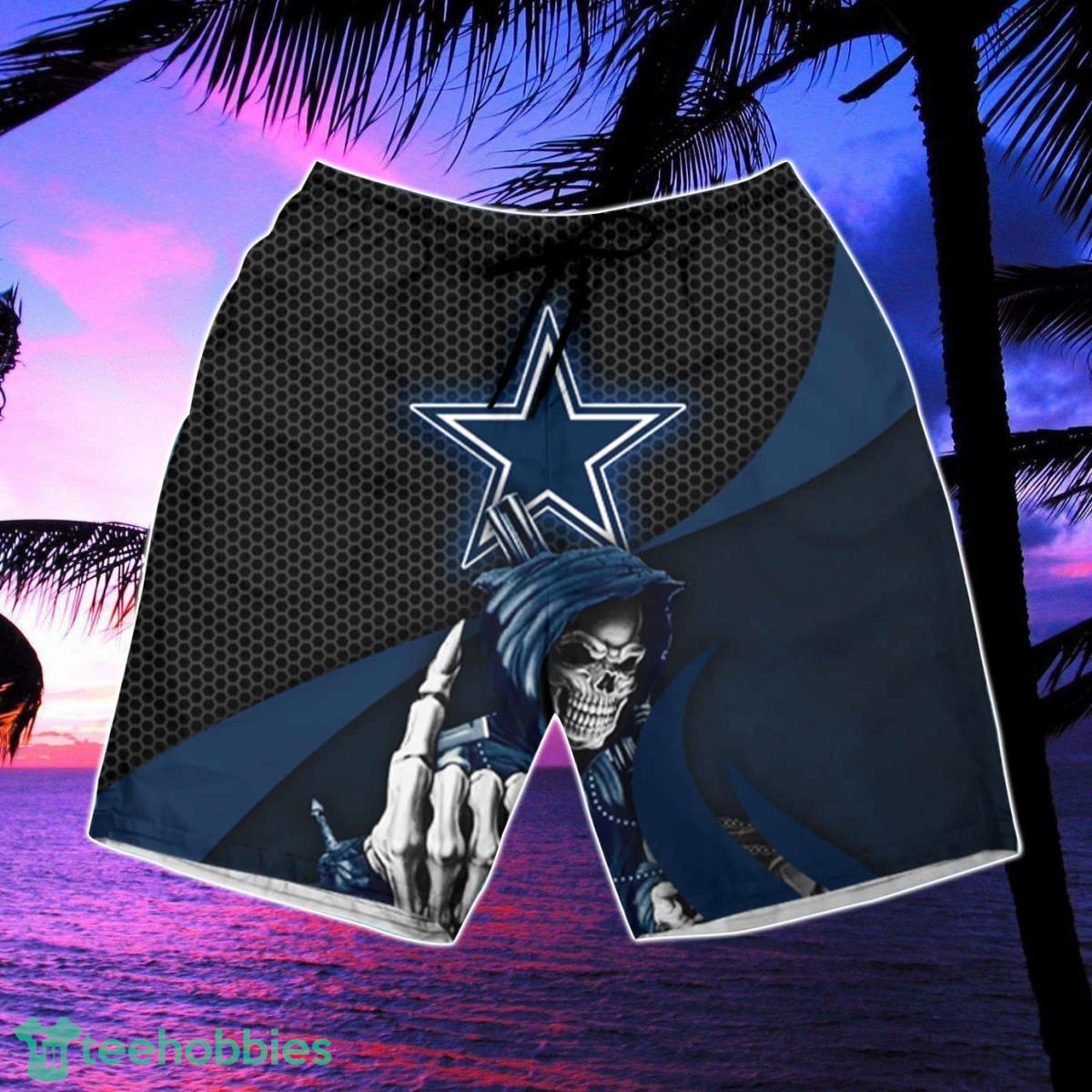 15% OFF Hot Dallas Cowboys Hawaiian Shirt Palm Tree Pattern – 4