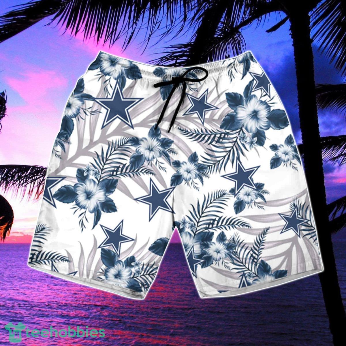 Dallas Cowboys Hawaiian Shirt, Beach Shorts for Men