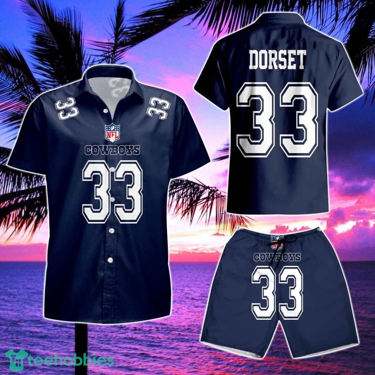 Dallas Cowboys Tony Dorsett 33 Great Player Hawaiian Shirt & Short Product Photo 2