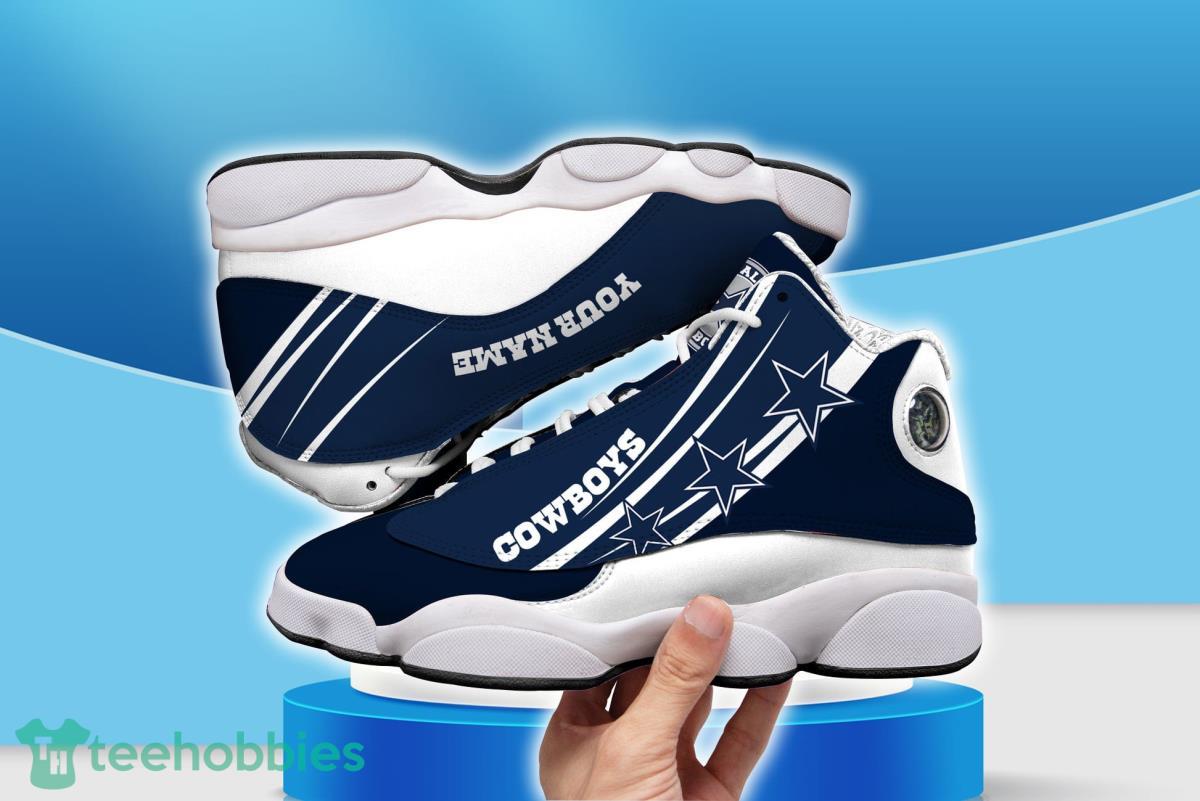 Dallas Football Team Personalized Air Jordan 13 Sport Shoes For Fans Best Gift For Fans Product Photo 1