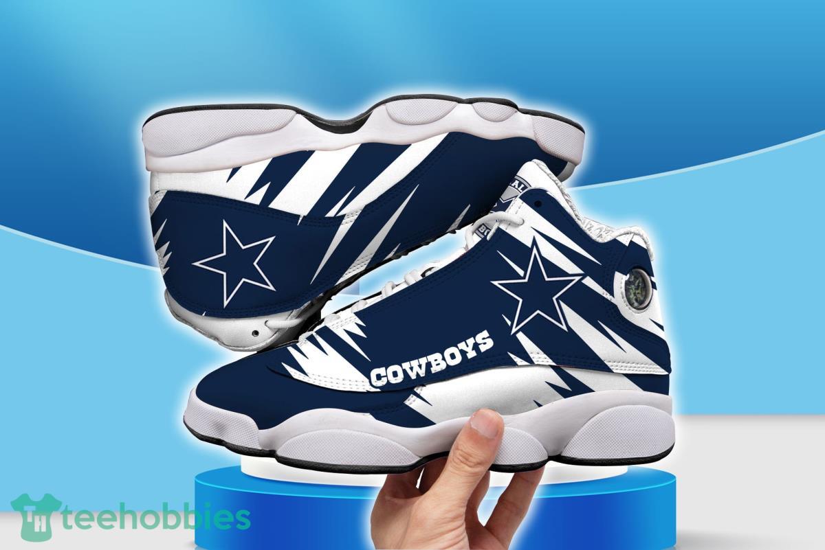 Dallas Football Team Personalized Air Jordan 13 Sport Shoes For Fans Great Gift For Fans Product Photo 1