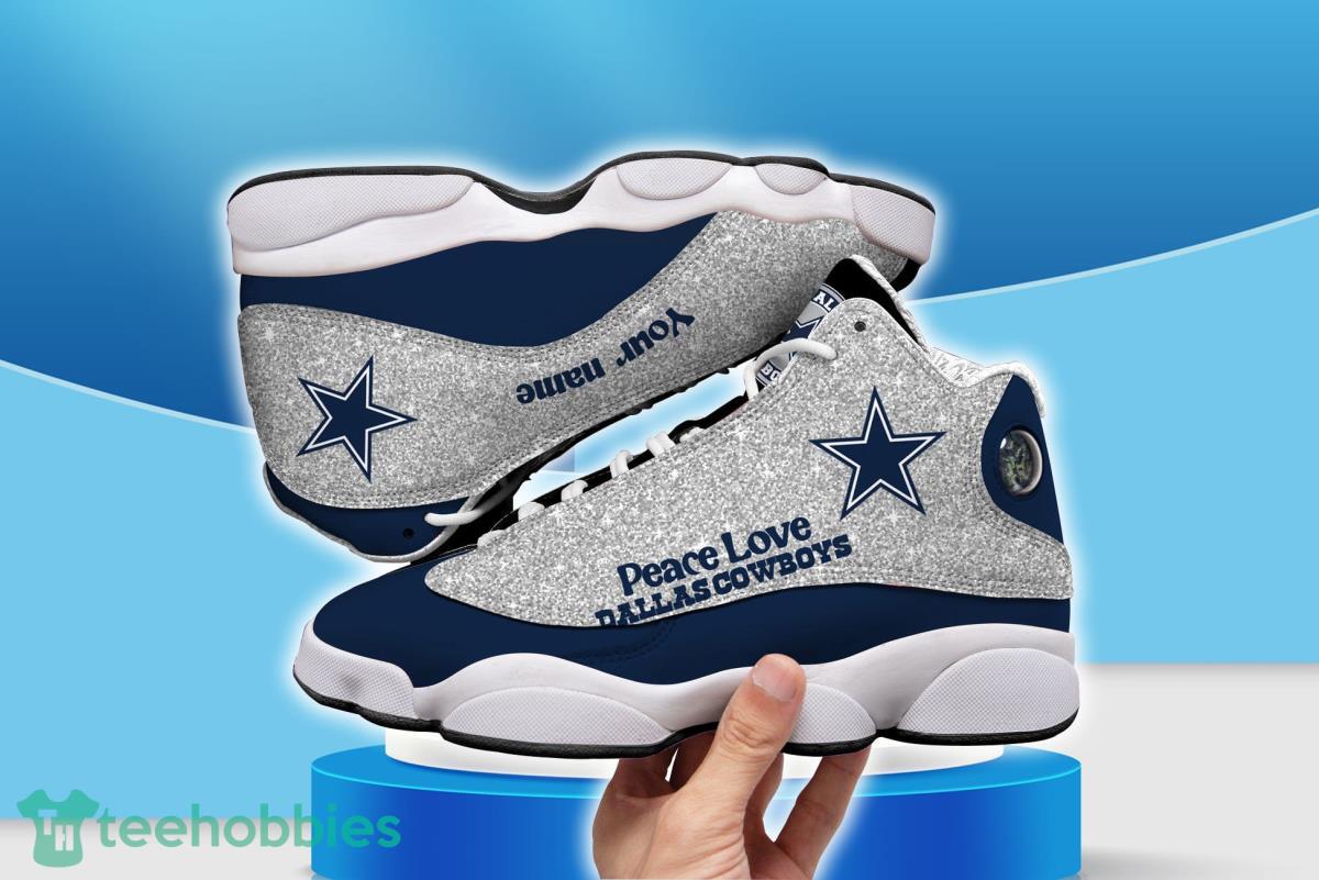 Dallas Football Team Personalized Air Jordan 13 Sport Shoes For Real Fans Product Photo 1