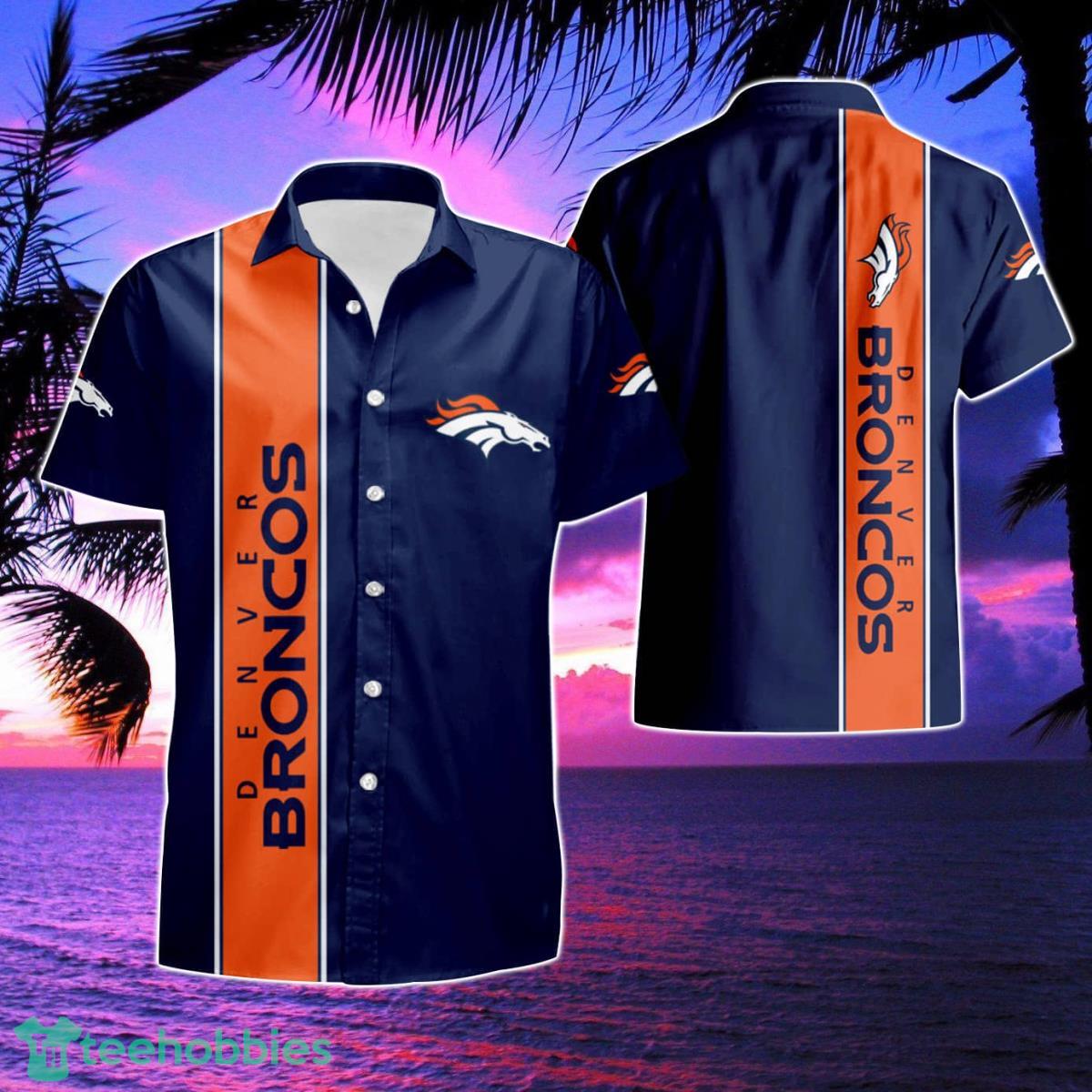 Denver Broncos Football Up Hawaiian Shirt & Short