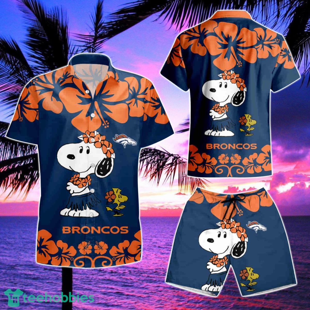 Snoopy And Denver Broncos Hawaiian Shirts