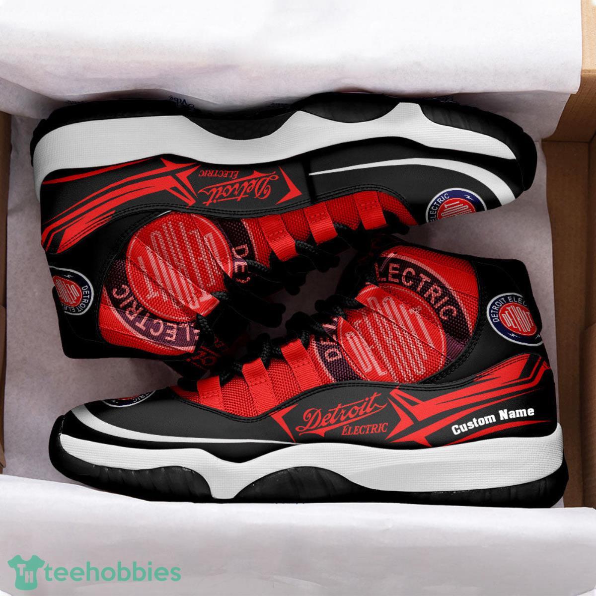 Detroit Electric Custom Name Air Jordan 11  Sneakers Vintage Shoes Product Photo 2