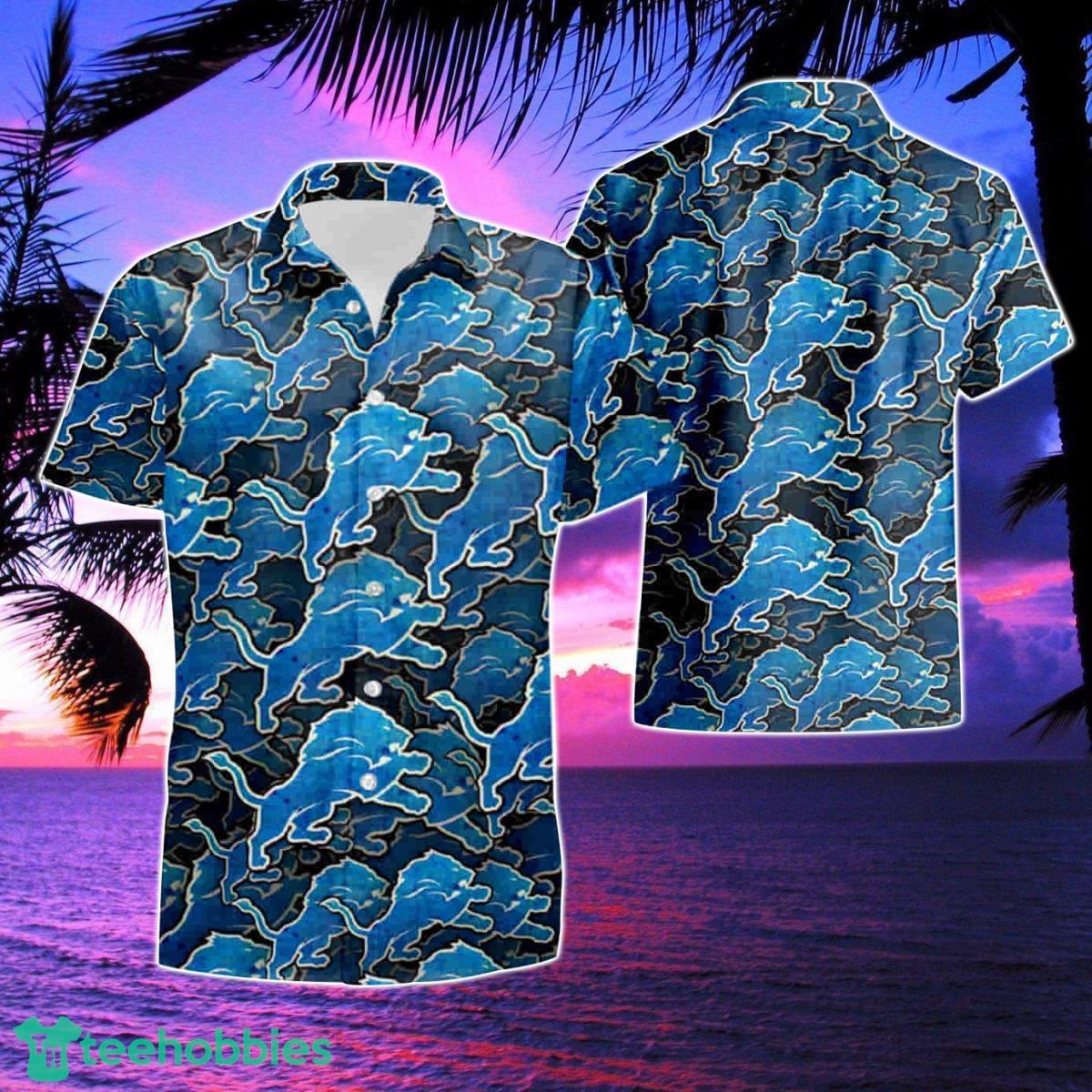 NEW Detroit Lions NFL Hawaiian Shirt And Short